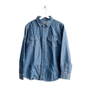 Levi's Denim Button-Down Shirt in Light Blue